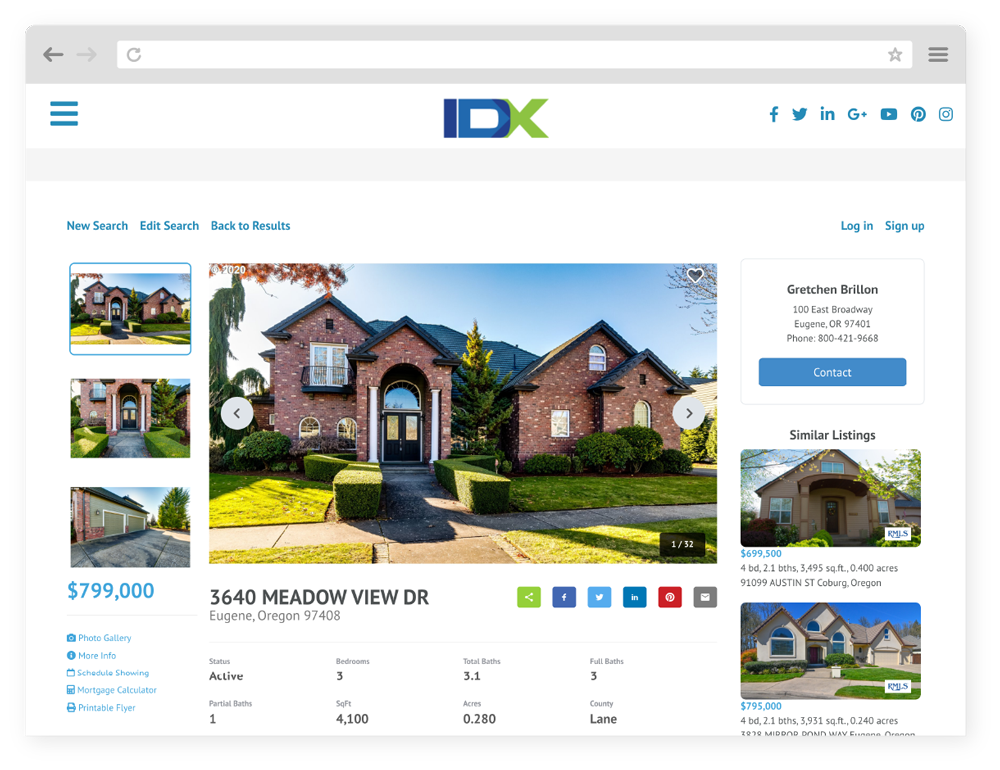 IDX Broker: Custom Websites for Real Estate Professionals - Real estate  guide, Real estate software, Real estate professionals